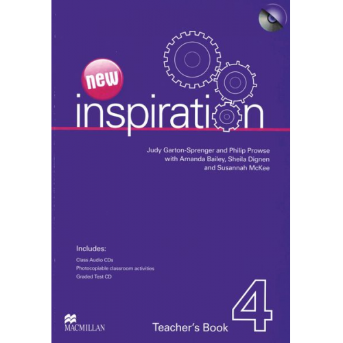 Judy Garton-Sprenger Philip Prowse - New Inspiration. Level 4. Teacher's Book with Test-CD-ROM and 3 Class Audio-CDs