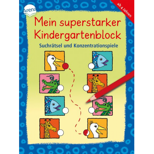 Katja Schmiedeskamp Katrin Merle Antje Bohnstedt - Mein superstarker Kindergartenblock. Suchrätsel und Konzentrationsspiele