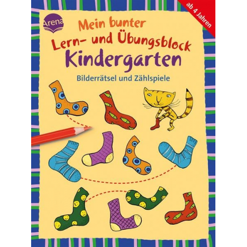 Friederike Barnhusen - Mein bunter Lern- und Übungsblock Kindergarten. Bilderrätsel und Zählspiele