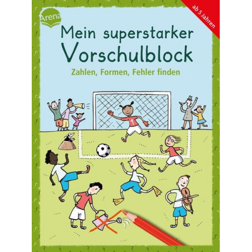 Friederike Barnhusen - Mein superstarker Vorschulblock. Zahlen, Formen, Fehler finden