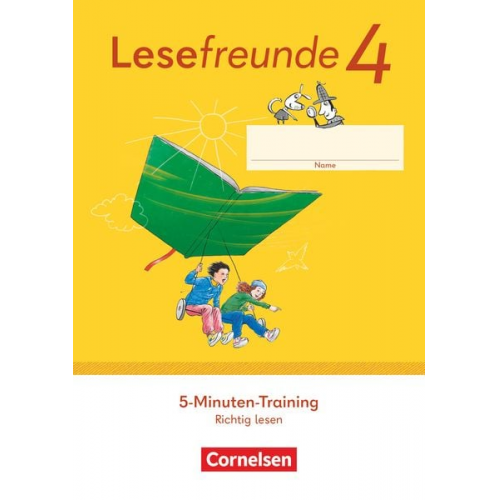 Lesefreunde 4. Schuljahr. 5-Minuten-Training "Richtig lesen". Arbeitsheft. Östliche Bundesländer und Berlin