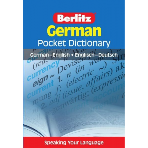 Berlitz Pocket Dictionary German