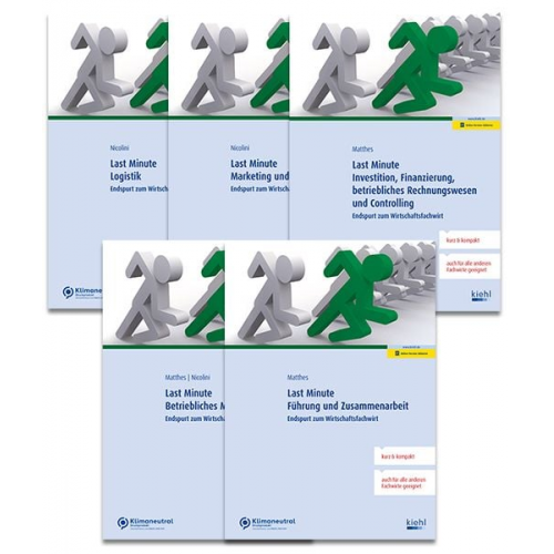 Sigrid Matthes Hans J. Nicolini - Bücherpaket: Last Minute Wirtschaftsfachwirteprüfung - Komplettpaket Handlungsspezifische Qualifikationen
