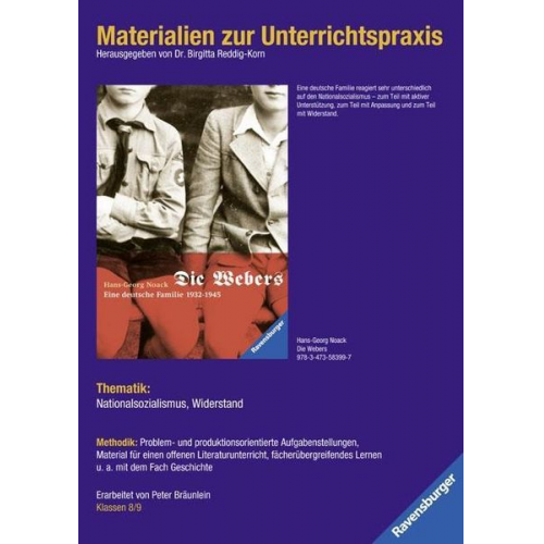 Hans Georg Noack - Materialien zur Unterrichtspraxis - Hans-Georg Noack: Die We