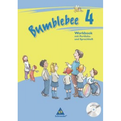 Gisela Ehlers Karin Flüeck Elke Marquis Ursula Michailow-Drews Jessica Schneefuss - Bumblebee 4. Workbook plus Portfolio- / Sprachheft und Pupil's Audio-CD