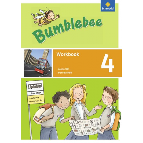 Gisela Ehlers Grit Kahstein Matthias Muth Hannelore Tait - Bumblebee 4. Workbook 4 plus Portfolioheft und Pupil's Audio-CD