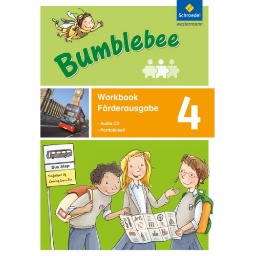 Gisela Ehlers - Bumblebee 4 - Förderheft - Inklusion plus Portfolioheft und Pupil's Audio-CD