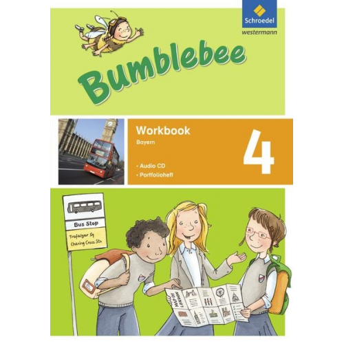 Gisela Ehlers Christina Meindl - Bumblebee 4. Workbook 4 plus Portfolioheft und Pupil's Audio-CD. Bayern