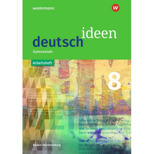 Mareike Hümmer-Fuhr Angela Müller Nicole Reed Alexander Reck Gerda Richter - Deutsch ideen 8. Arbeitsheft. Sekundarstufe 1. Baden-Württemberg