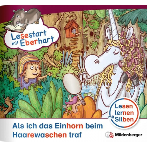 Nicole Brandau Stefanie Drecktrah - Lesestart mit Eberhart: Als ich das Einhorn beim Haarewaschen traf