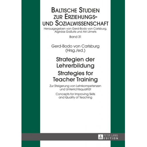 Strategien der Lehrerbildung / Strategies for Teacher Training