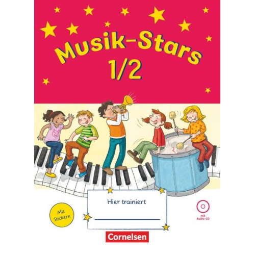 Solveig Wezel - Musik-Stars - Grundwissen 1./2. Schuljahr - Übungsheft mit Lösungen und Audio-CD