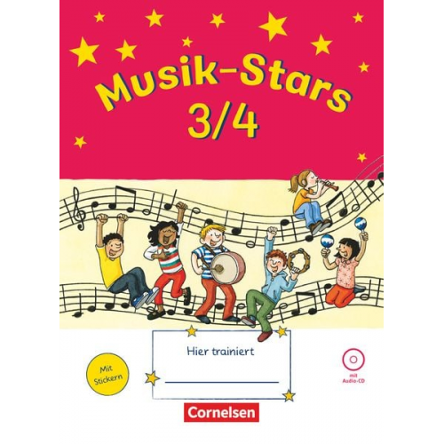 Solveig Wezel - Musik-Stars - Grundwissen 3./4. Schuljahr - Übungsheft mit Lösungen und Audio-CD