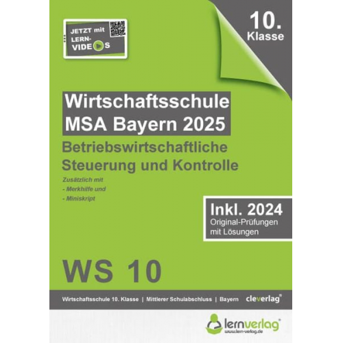 Original-Prüfungen Wirtschaftsschule Bayern 2025 Betriebswirtschaftliche Steuerung und Kontrolle