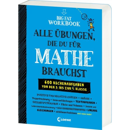 Big Fat Workbook - Alle Übungen, die du für Mathe brauchst