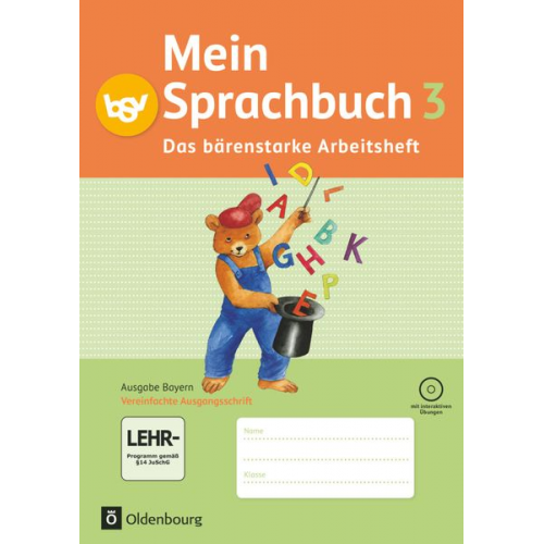 Mein Sprachbuch 3. Jahrgangsstufe. Arbeitsheft. Ausgabe Bayern