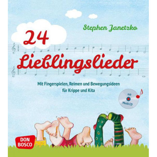 Stephen Janetzko - 24 Lieblingslieder, Liederbuch, m. Audio-CD