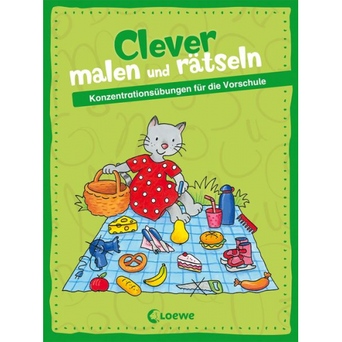 Clever malen und rätseln - Konzentrationsübungen für die Vorschule