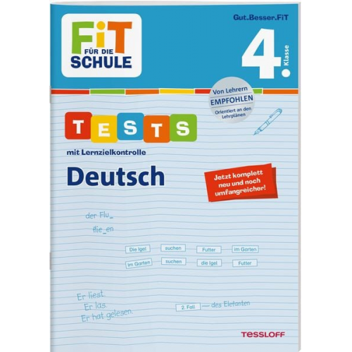 Julia Meyer - FiT FÜR DIE SCHULE. Tests Deutsch 4. Kl.