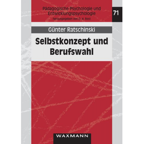 Günter Ratschinski - Selbstkonzept und Berufswahl