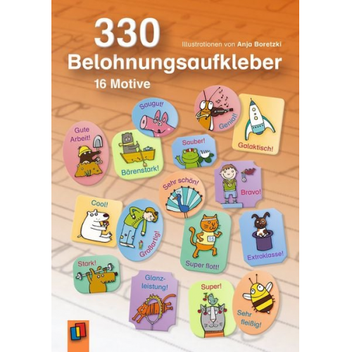 330 Belohnungsaufkleber - 16 Motive