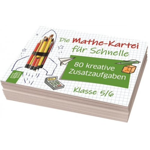 Redaktionsteam Verlag an der Ruhr - Die Mathe-Kartei für Schnelle