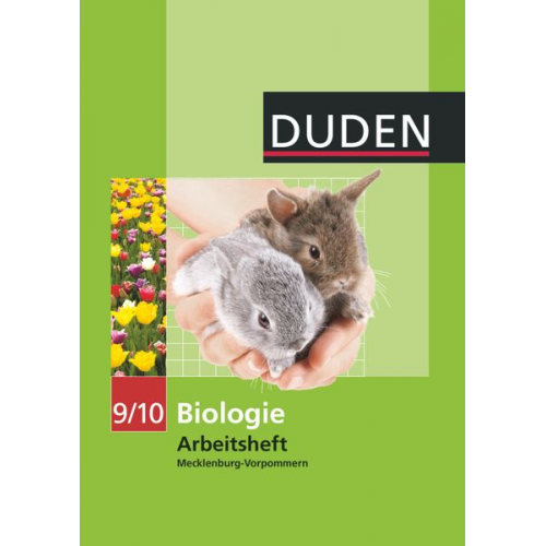 Duden Biologie 9/10 Arbeitsheft. Mecklenburg Vorpommern Realschule