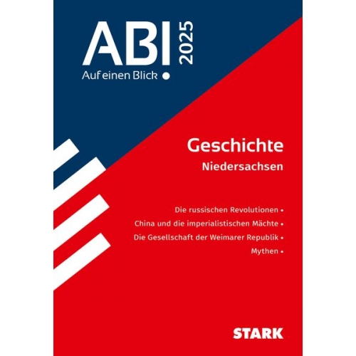 STARK Abi - auf einen Blick! Geschichte Niedersachsen 2025