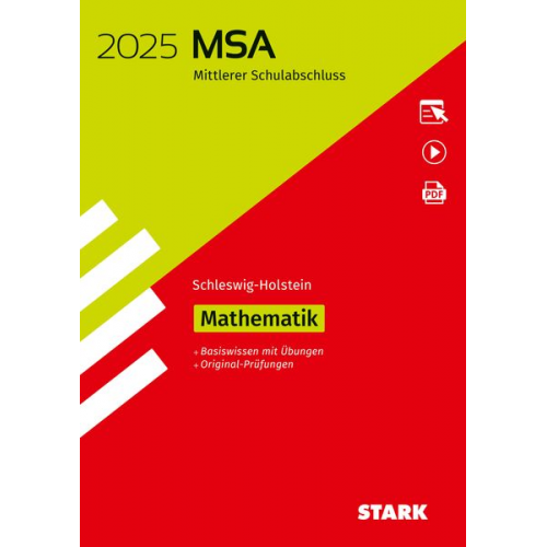 STARK Original-Prüfungen und Training MSA 2025 - Mathematik - Schleswig-Holstein