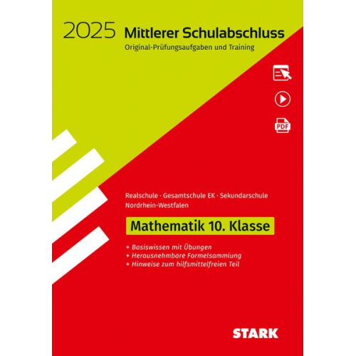 STARK Original-Prüfungen und Training - Mittlerer Schulabschluss 2025 - Mathematik - Realschule/Gesamtschule EK/ Sekundarschule - NRW