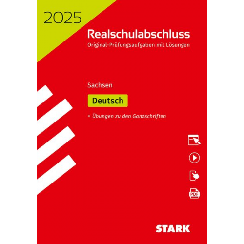 STARK Original-Prüfungen Realschulabschluss 2025 - Deutsch - Sachsen