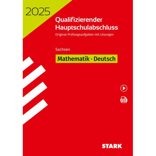 STARK Qualifizierender Hauptschulabschluss 2025 - Mathematik, Deutsch - Sachsen