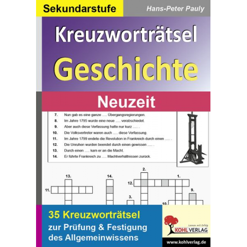 Hans-Peter Pauly - Kreuzworträtsel Geschichte / Neuzeit