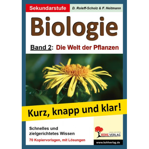 Friedhelm Heitmann Dorle Roleff-Scholz - Biologie - Grundwissen kurz, knapp und klar!