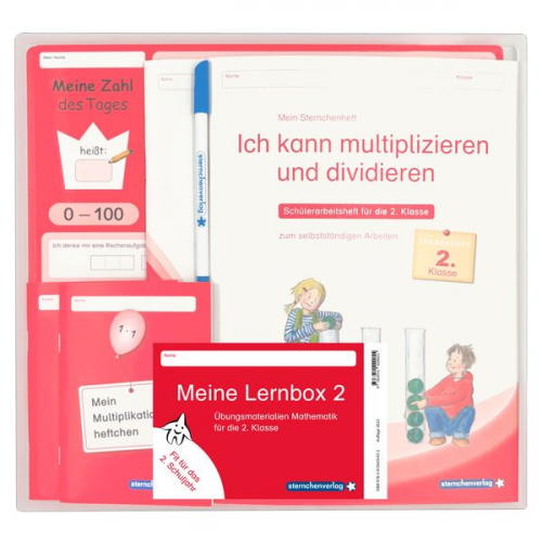 Sternchenverlag GmbH Katrin Langhans - Meine Lernbox 2 - Mathematik - Fit für das 2. Schuljahr