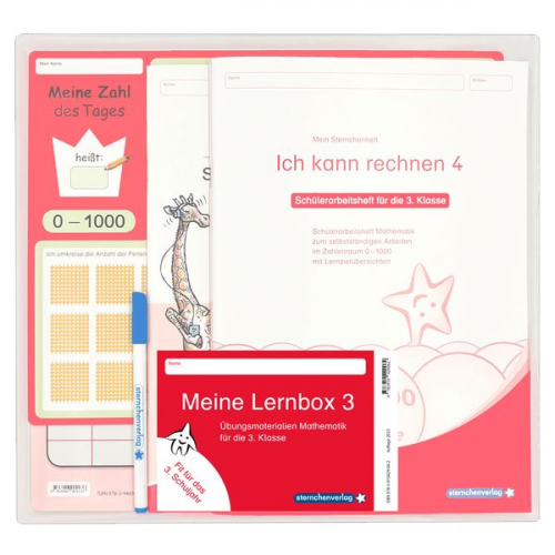 Sternchenverlag GmbH Katrin Langhans - Meine Lernbox 3 - Mathematik - Fit für das 3. Schuljahr