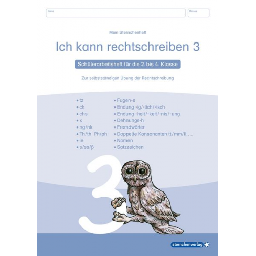 Sternchenverlag GmbH Katrin Langhans - Ich kann rechtschreiben 3 Mein Sternchenheft für die 2. bis 4. Klasse