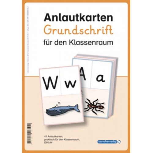 Sternchenverlag GmbH Katrin Langhans - Anlautkarten Grundschrift für den Klassenraum