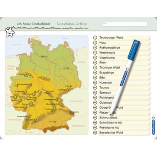 Sternchenverlag GmbH Katrin Langhans - Ich kenne Deutschland - Deutschlands Gebirge