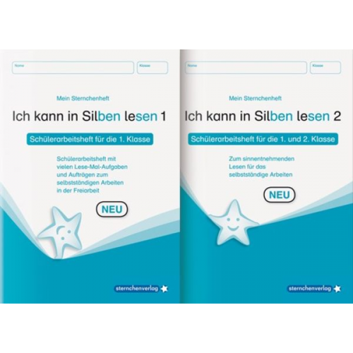 Sternchenverlag GmbH Katrin Langhans - Ich kann in Silben lesen 1 und 2 - Schülerarbeitshefte für die 1. und 2. Klasse