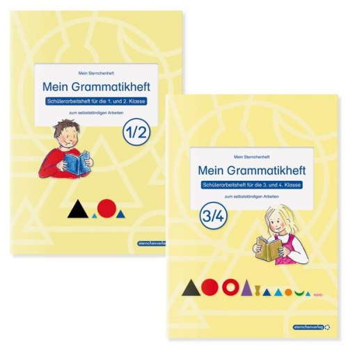 Sternchenverlag GmbH Katrin Langhans - Mein Grammatikheft 1/2 & 3/4 für die 1. bis 4. Klasse im Set