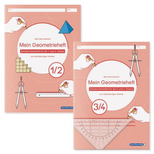 Sternchenverlag GmbH Katrin Langhans - Mein Geometrieheft 1/2 und 3/4 im Set