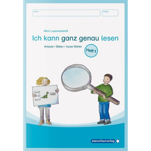 Sternchenverlag GmbH Katrin Langhans - Mein Lupenleseheft 1 - Ich kann ganz genau lesen -