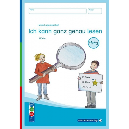 Sternchenverlag GmbH Katrin Langhans - Mein Lupenleseheft 2 - Ich kann ganz genau lesen - DaZ