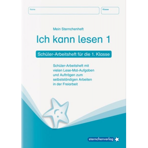 Sternchenverlag GmbH Katrin Langhans - Ich kann lesen 1. Schüler-Arbeitsheft für die 1. Klasse