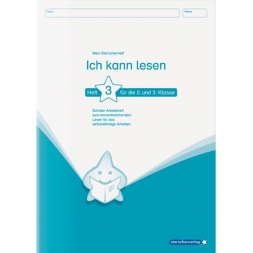 Sternchenverlag GmbH - Ich kann lesen 3. Schüler-Arbeitsheft für die 2. und 3. Klasse