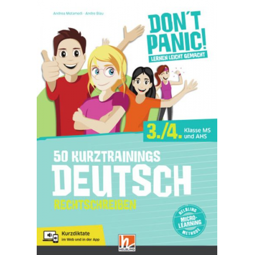 Andrea Motamedi Andre Blau - DON'T PANIC! Lernen leicht gemacht, 50 Kurztrainings Deutsch