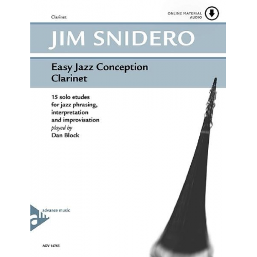 Jim Snidero - Easy Jazz Conception Clarinet, w. Audio-CD