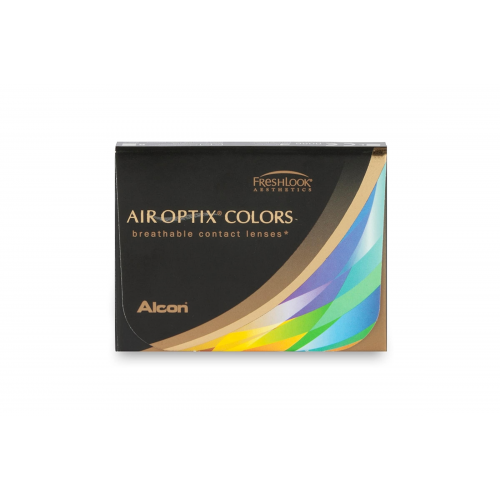 Alcon Air Optix Colors (2er Packung) Monatslinsen (6 dpt & BC 8.6), Pure Hazel