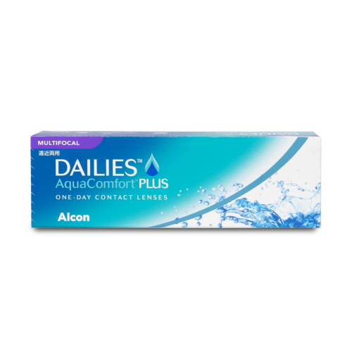 Alcon Dailies AquaComfort Plus Multifocal (30er Packung) Tageslinsen (-6.5 dpt, Addition High (2,25 - 3,00) & BC 8.7)